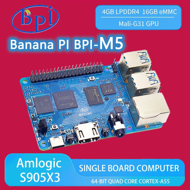 Banana Pi Bpi-M5 - Banana PI BPI-M5 Amlogic S905X3 Quad
