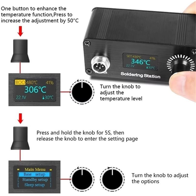 B23B T12 Tragbare Mini-Digital – Soldering Station T12 Oled Bewertung und Preis