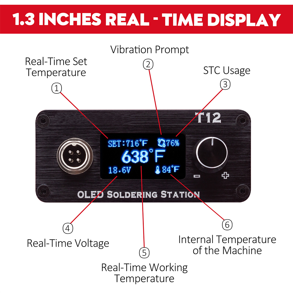 OLED T12 Lötkolbenstation, ver – Soldering Station T12 Oled Bewertung und Preis