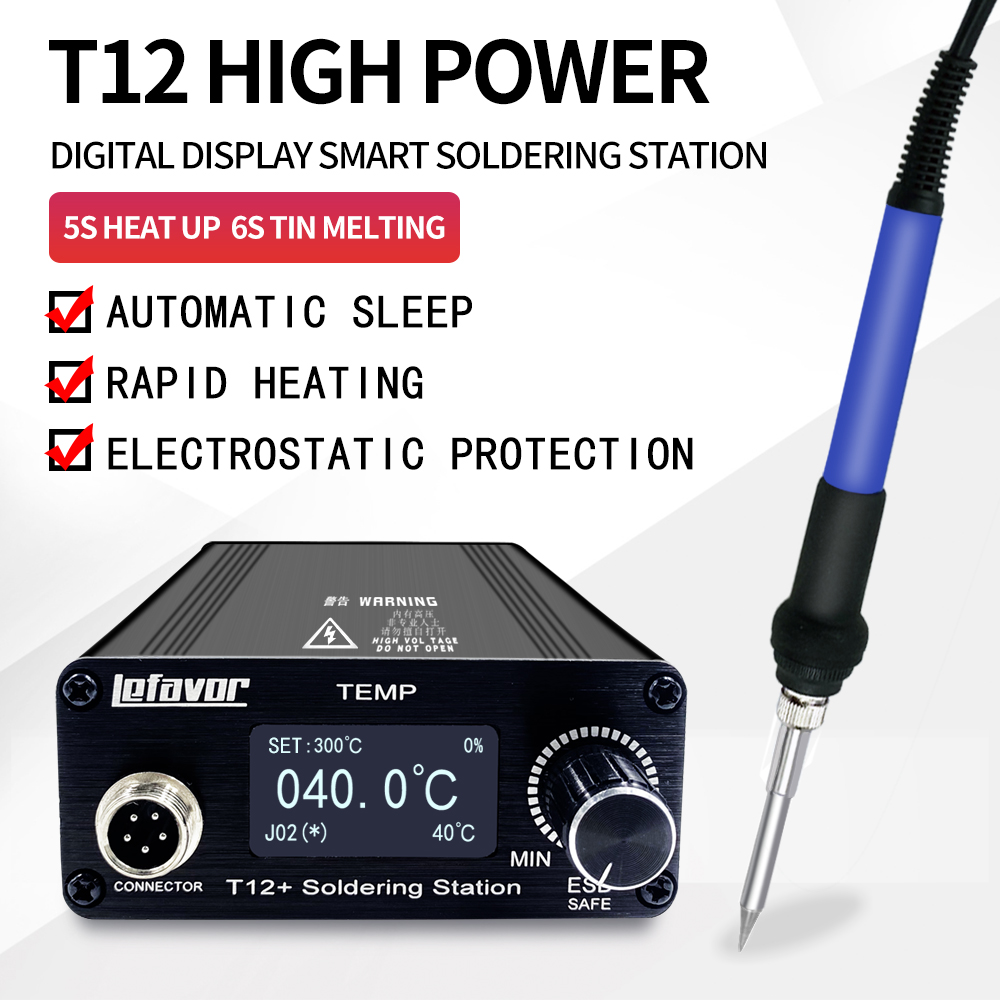 T12 + Lötstation Lötkolben 1,3 – Soldering Station T12 Oled Bewertung und Preis